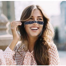 다둥 선생님마스크 페이스쉴드 업소용 숨쉬기편한 주방마스크, 네이비-별