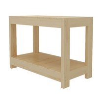 가정용 대형 원목 어항 수조 다이 2단 받침대 광폭 축양장 수조받침 선반 추천, D.60x40x50 통나무