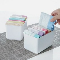 드레스룸 속옷 양말 서랍보관 칸막이 수납정리함 S 2P, 단품