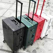 로에드 연예인 여행용 캐리어 24인치 26인치 28인치, 26인치-로즈골드