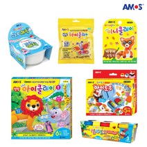 아모스 탱탱 아이클레이 컬러점토 스노우매직 아이도우 세트, 3. 탱탱아이클레이 세트, 1번/6색