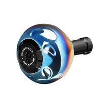 스피닝릴 겨울 낚시 Gomexus 고맥서스 노브 튜닝 핸들노브 티타늄 A 형 38mm 시마노 스텔라 뱅퀴시 다이와 이그지스트 호환가능 노브시마노 Titanium Reel Knob, 03 Black