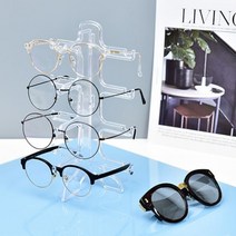 안경거치대 4단기둥 1SET 안경점 진열대 디피상품 안경걸이 수납대