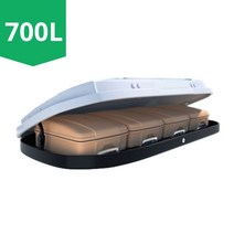 루프박스 대용량 루프백 루프캐리어 suv 차량용 카니발 쏘렌토 qm6, 화이트 (가로바 불포함), 700L, 1개