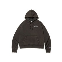 챔피온 champion 여성 파워브랜드 빈티지워시 기모 후드스웨트셔츠 블랙 F561BK 후드티