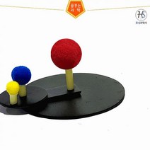 화성과학사 편리한 지구와 달의 운동모형만들기 1인용 솜방울형 지구과학실험세트
