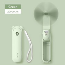 미니 휴대용 4800 가정용 저소음 소형 핸디 선풍기 USB 충전식, CHINA, 2000mAh green F8