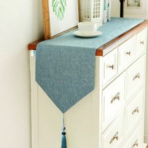 홈데코 캐비넷 커버 모던 심플 테이블 플래그 미식 롱테일 테이블 패브릭 노르딕 신발장 TV장 커버 타월 중식 선의, 03 무지금년연회색탁기