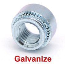 CLS SP 리벳 너트 플라워 치아 클램프 패널 비트 펀치 304 스테인레스 스틸/아연 도금 탄소강 M3M2.5M4M5M6M8M10M12, 20 M6 x h1.4  (20Pcs), [02] Galvanize