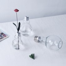 까르다 심플한 인테리어 전구화병, 3.전구형_500ml