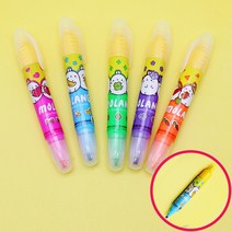 몰랑 양면형광펜 트윈칼라형광펜 5색세트 필기용품 신학기준비물, 몰랑트윈칼라빅형광펜 낱개