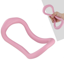 헬로우줄리 요가링 필라테스링 젠링 종아리마사지 셀프마사지, 분홍(소프트)