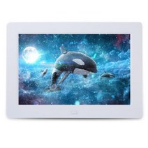 디지털액자 디지털액자10인치 광시야각 다기능액자 8 인치 ips lcd tft 다기능, 하얀, 오 플러그