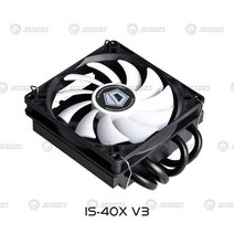 미니가습기 미니 ITX 컴퓨터 케이스PWM 팬이 있는 CPU 에어 쿨러 라디에이터 AMD 인텔 CPU PC 부품 DIY 캐, 02 IS-40X V3_01 없음 RGB_01 기타
