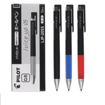 파이롯트 쥬스업 볼펜 0.5mm 1갑(5개입) 흑 청 적 / 칼라별 1갑, 흑1box