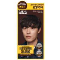 다슈 컬러 패스트 체인지 새치전용 염색제, 흑갈색, 20개