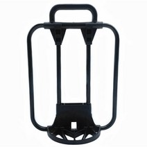Trigo-합금 바이크 S-백 브래킷 Brompton 접이식 자전거 프론트 캐리어 프레임 숄더 백팩 배스킷 부품 브롬, 18 RXS 30X25cm Black
