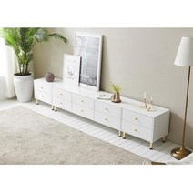 30평 40평대 2단서랍형 와이드 거실장 북유럽스타일, 색상_화이트, 상세페이지 참조