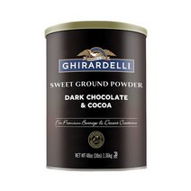 Ghirardelli Sweet Ground Dark Chocolate 기라델리 스윗 그라운드 다크 초콜릿 3lb(1.3kg), 1개, 1.3kg, 1개