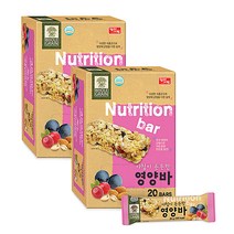 엄마사랑 아침이 든든한 시리얼 영양바, 25g, 40개