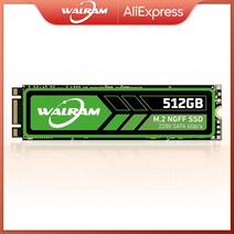 WALRAM M.2 NGFF SATA SSD 128GB 256GB 1 테라바이트 2280 내장 솔리드 스테이트 드라이브 HDD 512GB 하드 디스크 (데스크탑 랩톱 컴퓨터 용), NGFF 2280 1TB