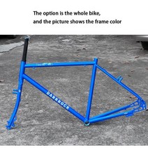 trek 트랙 자전거 DARKROCK-여행용 700C 투어링 M6000 30 단 여행용 레이놀래즈 520 Cr-mo 스틸 프레임 롱그리더 로드, 파란 자전거_46cm(165cm-170cm)