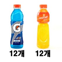게토레이 블루볼트 12개 +오렌지 600ml 12개, 상세페이지 참조