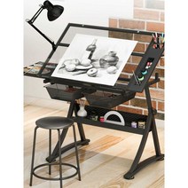 이젤 드로잉 서예 책상 테이블 미술 도면 그림