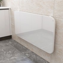 접이식 2인용 식탁 벽걸이 홈바 테이블 벽옆 테이블, 스카이블루