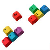 PBT RGBY 수정 자 KeyCaps WASD/ESC/DIRECTION KEYCAPS 용 키보드
