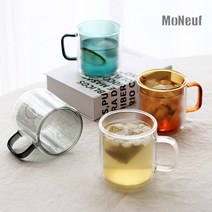 프라우반 모네프 더블월 유리컵, 옐로우