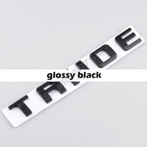 자동차 부품 chevrolet tahoe 스타일링 럭셔리 비즈니스 편지 배지 lower trunk side door nameplate logo 스티커 편지 엠블럼, matte 블랙