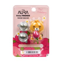 아우라 카카오 차량용 통풍구형 방향제 라이언딸기 2ML x 2개, 4ml, 1개, 꽃향