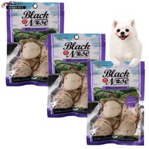 강아지 오래먹는 개껌 블랙노즈 하드칩 200g, 3팩, 당근하드칩