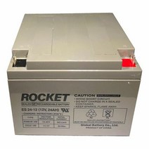 로켓트밧데리 세방전지 로켓트배터리 ES24 12 12V24AH 축전지, 색상:[색상]본상품