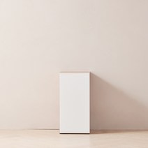 레브 400 높은수납장 E0등급 다용도 거실 수납장, 오크화이트 (DRED11KWC)
