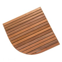 방킬라이 건식화장실매트 35종 욕실나무발판 베란다발판 욕실원목발판 현관, 80x80cm개, 부채꼴