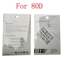 카메라 악세사리 보조 용품 캐논 1DX 마크 II 5D Rebel Kiss 용 새로운 소프트 카메라 화면 보호 필름 2 개, 07 2pcs 80D