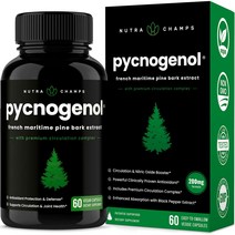 누트라챔스 피크노제놀 NutraChamps Pycnogenol 200mg, veggie capsules