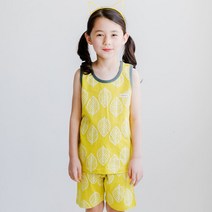 더미누 코리 무형광 자가드 나시 실내복