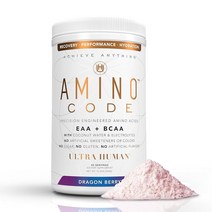 Ultra Human | 아미노 코드 EAA BCAA 코코넛 워터 및 울트라 전해질 하이드레이션 드래곤 베리 USA 미국, Dragonberry