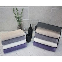 송월타월 160g 40수코마사 송월무지 4매세트, 랜덤색상, 1세트