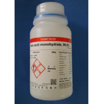 오피스안 시트릭산 시트르산 구연산1수화물 (kor) Citric acid monohydrate 99.5% (EP-일급 GR-특급) DAE-EP(500G) 시약
