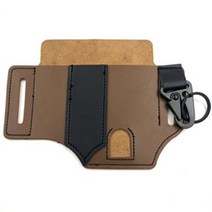 Leatherman Multitool Sheath 용 가죽 외장 벨트 및 손전등 키 홀더가있는 EDC 포켓 캠핑 야외 도구, PU Yellow