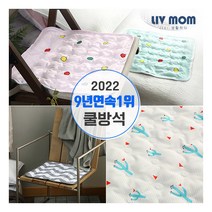 [리브맘] 쿨매트 쿨방석 40x40, 선택:선인장