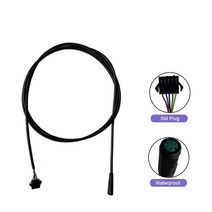 전기자전거 튜닝 부품 액세서리 디스플레이 변환 케이블 5 핀 방수 sm 플러그 ebike 변환 케이블 전기 자전거