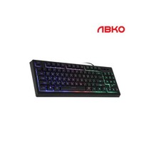K150 텐키리스 레인보우 LED 게이밍 멤브레인 키보드, K150 텐키리스 레인보우 LED 게