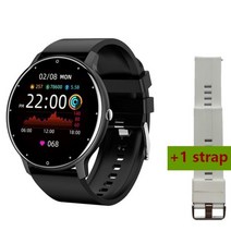 스마트 워치 여성 시계 심장 박동 모니터 스포츠 피트니스 음악 방수 안드로이드 IOS 전화, Full Touch Style_CHINA