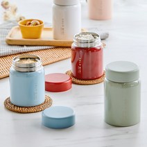 오슬로 보냉 보온 죽통 다이어트 이유식 미니 푸드자 280ml, 핑크