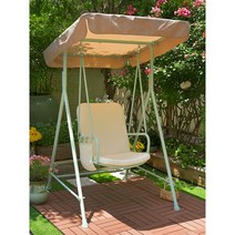 가정용 그네 펜션 야외그네 흔들의자 어린이 해먹의자, 그린 싱글